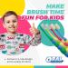 Buy Bubble Children's Toothbrush (100 Pack) | Soft Nylon Bristles | Individually Bagged Kids Toothbrushes for Optimal Oral Care - Buy Online on GoSupps.com