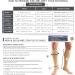Buy 20-30 mmHg Knee High Compression Stockings for Men & Women - Open Toe Beige | 6 Pairs - Small Size - Buy Online on GoSupps.com