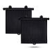 EcoNour Car Window Shade Set of 2 car window shades for baby Baby Sun Shades with UV Protection for Kids sun shades for car windows fits Most Vehicles Essential Travel & Baby Car Accessories Standard