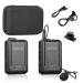 Movo WMX-1 2.4GHz Wireless Lavalier Microphone System Compatible with DSLR Cameras, Camcorders, iPhone, Android Smartphones, and Tablets (200' ft Audio Range)