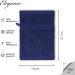 Class Home Collection Washing Gloves Set - 100% Cotton 4 Pack 16x21 cm | Soft & Absorbent Navy Washcloths - Ideal for Home & Travel - Buy Online on GoSupps.com