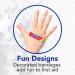 Colorful Tie Dye Adhesive Bandages 0.75 x 3 350 ct - Fun Designs for First Aid & Wound Care - Buy Online on GoSupps.com
