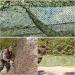 Fousam Camo Netting 5ft*13.12ft - Camouflage Military Hunting Nets for Hunting Blind Covering, Shooting, Camping, Party - Lightweight & Durable - Woodland Desert Cp Multicam - Buy Online on GoSupps.com