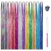 UPTOUP 46 Hair Tinsel Kit - 2000 Strands in 12 Colors - Glitter Extensions for Sparkling Shiny Hair - Silk Fairy Strands for Stunning Look - Buy Online on GoSupps.com