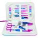 ZIZZON Manicure Pedicure Kit Nail Care Grooming Tool with Travel Case - Blue Purple - Buy Online on GoSupps.com