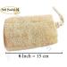 Set of 3 Egyptian Loofah Scrubber Sponges - 100% Natural Organic SPA Beauty Bath | Exfoliating Dead Skin, Luxurious Premium Quality - Buy Online on GoSupps.com