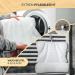 VYBELLE 4D Bath Pillow - Ergonomic Neck & Back Support | Luxury Bath Tub Pillow with Carrying Bag | Designed in Germany - Buy Online on GoSupps.com