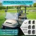 10L0L Golf Cart Mirror - Universal Side Mirrors for Club Car, EZGO, Yamaha - Folding Rear View Mirrors with 180 Degree HD Glass - No Drilling Required - Buy Online on GoSupps.com