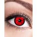 Eyecatcher 84078841-741 - Colored contact lenses 1 pair for 12 months red carnival Mardi Gras Halloween Metatron