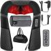 Kesser neck massage device Shiatsu massage device including pocket shoulder back massage device Massage with heat with 3D massage neck back shoulder legs feet black / anthracite black / anthracite