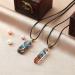 Orgone Chakra Healing Necklace Set in Wooden Box - Crystal Vibe 7 Chakra Pendant - Energy Balancing Gemstone Jewelry - Buy Online on GoSupps.com