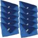 Kochblume 1-3-5-10 Set | Microfibre Cloth Cleaning Cloth 30 x 30 cm Absorption Capacity up to approx. 300 ml | In a Colourful Box (Blue/DKL-Blue Set of 10) Blue 10er Set