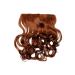 WIG me up-hair part clip-in extension hair extension wide back head 5 clips curly curly curls copper brown brown heat resistant wh5008-180c-30 copper brown (30)