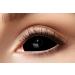 Eyecatcher 84091541-s03 - Colored Sclera Contact Lenses 1 Pair for 6 Months Black Carnival Mardi Gras Halloween