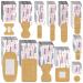 Assorted Styles Flexible Fabric Adhesive Bandages Small Breathable Fingertip Bandages Cloth Elastic Knuckle Bandages Various Sizes Spot Bandage for First Aid and Wound Care (360)