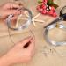 BBTO Aluminum Craft Wire Set - 4 Sizes (1mm, 1.5mm, 2mm, 2.5mm) - 4 Rolls Totaling 65.6 Feet - Bendable Metal Wire for DIY Sculpture and Crafts - Silver - Buy Online on GoSupps.com