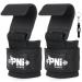 PNI Weight Lifting Wrist Straps with Heavy-Duty Steel Hooks 1 pair -Wrist Support Power- Heavy duty weight lifting straps - Neoprene Padded Wrist Wraps- Weight Lifting Training Gym Grips Straps