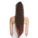 Shop Wig Me Up N857-V-2T30: Extra Long Voluminous Curly Hair Part Braid - Chestnut Brown Afro Kinks - 75 cm For Stunning Styles - Buy Online on GoSupps.com