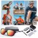 Buy Rivbos RBS862 Polarized Cycling Sunglasses for Men & Women - Lightweight UV400 Sports Glasses for Hiking Running Golf & Fishing - Buy Online on GoSupps.com