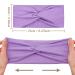 Feqo 18-Piece Elastic Hair Bands & Turbans for Women - Knot Headbands for Yoga Fitness & Sports | 18 Colors Available - Buy Online on GoSupps.com