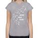 Shirtracer Women's Shirt - Perfect Gift for Dog Owners | Never Walk Alone Paw Prints Grey Mottled XL - Buy Online on GoSupps.com