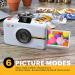Kodak Step Instant Camera Bundle - 10MP Image Sensor, Zink Zero Ink Tech, Photo Album, Case, 20 Pack Zink Paper, Markers, Stickers - White - Buy Online on GoSupps.com