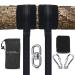 Roman Ventures Tree Swing Hanging Kit- Extra Long Adjustable 10 ft Tree Swing Straps + 2 Tree Protectors + 2 Locking Carabiners + Swivel | Tree Swing Hanger Set for Swings, Hammocks & Tire Swings 10 FOOT
