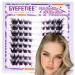 Natural Wispy Mink False Eyelashes Extension Pack for DIY Cat Eye Look | GVEFETIEE C- Fox Eye - Buy Online on GoSupps.com