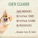 Nylabone Nutri Dent Natural Dental Fresh Breath Chew Treats Mini (160 Count) - Buy Online on GoSupps.com