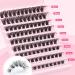 DIY Eyelash Extensions Kit | 108Pcs Lash Clusters with Strong Hold Glue & Applicator | D Curl Individual Lashes | Home Lash Extensions by JIMIRE - Buy Online on GoSupps.com