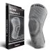 Vital Salveo Knee Compression Sleeve Swelling Recovery Knee Brace S-Support Pain Relief for Men and Women Unisex for Running Basketball Gym Workout Sports (1PC) (Light Grey XXXL)