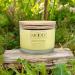 Buy Soy Wax Candle - 3-Wick 16 oz Long Burn Gardenia Scent | Mood Candle in Yellow - International Shipping Available - Buy Online on GoSupps.com