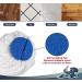 DSV Standard Twist Mop | Self Wringing Microfiber Mop with Scouring Pad | Hand Washable Head | Long Handle for Hardwood, Tile, Marble, Laminate - Home, Office, Kitchen - Buy Online on GoSupps.com