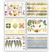 Terra Tattoos Gold Metallic Temporary Tats 75+ Hawaiian Henna Designs Butterflies  Mermaid  Tropical - Waterproof Nontoxic Long Lasting Perfect for Beach  Festivals  & more!