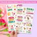 Final Fiesta Mexican Bachelorette Party Supplies - 58pcs Metallic Glitter Tattoos for Bride, Nacho Average Decorations - Buy Online on GoSupps.com