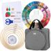 LoDrid Embroidery Kit Project Bag with Starter Kit - Portable Craft Carry Case for Embroidery Supplies and Cross Stitch Kits - Ideal for Beginners - Gray - Buy Online on GoSupps.com