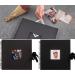 12x12 Inch Wedding Scrapbook Photo Album with 216 Photo Corners - 60 Pages, Black - Buy Online on GoSupps.com