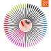 300 PCS Mascara Wands - GOOOA Disposable Eyelash Mascara Brushes Wands Applicator Makeup Kits (6 Color) 300 Count (Pack of 1)