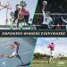 Rymora Knee Support Brace for Men and Women - 2XL Black Compression Sleeves for Running, Sports, and Fitness - Comfortable and Secure Joint Support - Buy Online on GoSupps.com