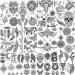 Yezunir 30 Sheets 86+ PCS Black Lotus Temporary Tattoos For Women Boobs Girls Arm  India Tribal Elephant Wolf Lion Snake Turtle Fake Tattoo Sticker Adults  Temp Feather Butterfly Bohemia Tattoo Mandala Flower