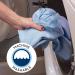 S&T INC. Microfiber Cleaning Cloth 100 Pack - Reusable, Lint Free Towels for Home and Car - Light Blue, 11.5x11.5 - Buy Online on GoSupps.com