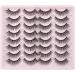 JIMIRE Faux Mink Eyelashes Cat Eye 3D Fluttery False Eyelashes Thin 16 Pairs Pack Handmade Fluffy Lashes for Soft Natural Look Fluffy 16MM - Buy Online on GoSupps.com