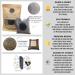 Air Purifying Charcoal Bag - Triple 200g Odor Eliminator & Natural Deodorizer for Home | Eco-Friendly Shipping Worldwide - Buy Online on GoSupps.com