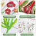 Caydo DIY Stamped Embroidery Bookmark Kit - Flower Patterns, 14 Count Cross Stitch Projects for Book Lovers - 3 Pieces - Buy Online on GoSupps.com