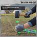 10pc Galvanized Metal Tent Stakes with Wooden Handle Rubber Mallet - Heavy Duty Camping Accessories - Buy Online on GoSupps.com