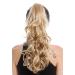 WIG ME UP SP-31-AV-24B Long Curly Hairpiece Braid Ponytail - 45 cm Light & Golden Blonde Hair Extension - Buy Online on GoSupps.com