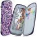 Coopay Knitting Needles Case Travel Knitting Needle Organizer Storage for Straight Knitting Needles (Up to 14'') Tunisian Crochet Hooks DPNs Crochet Accessories and Supplies Elegant Purple