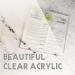Amber Lash Clear Large Volume 2-in-1 Acrylic Eyelash Extension Holder with Jade Stone Glue Pallet - International Shipping Available - Buy Online on GoSupps.com