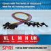 SPRI Resistance Band Kit - Interchangeable Tubes for Full Body Toning | 5 Bands Ankle/Wrist Straps Door Anchor & Guide - International Shipping Available - Buy Online on GoSupps.com
