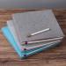 Self Adhesive Photo Album 11x10.6 Inch Grey - 40 Pages Linen Cover Scrapbook with Metallic Pen and DIY Accessories - Buy Online on GoSupps.com